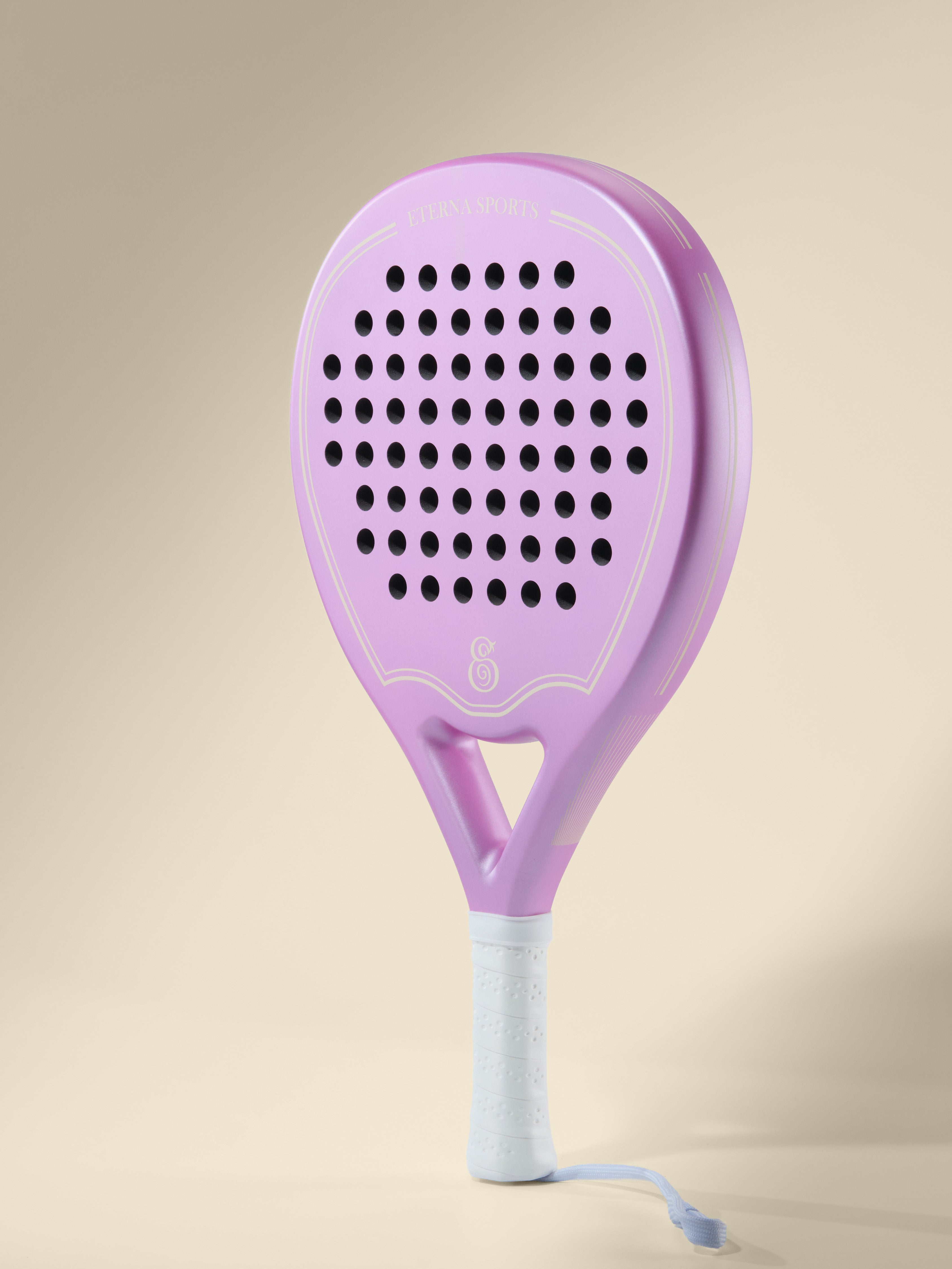 Eterna Sports Miami Rose Matte padel racket, detail 2