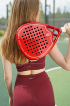Eterna Sports Monaco Red padel racket, detail