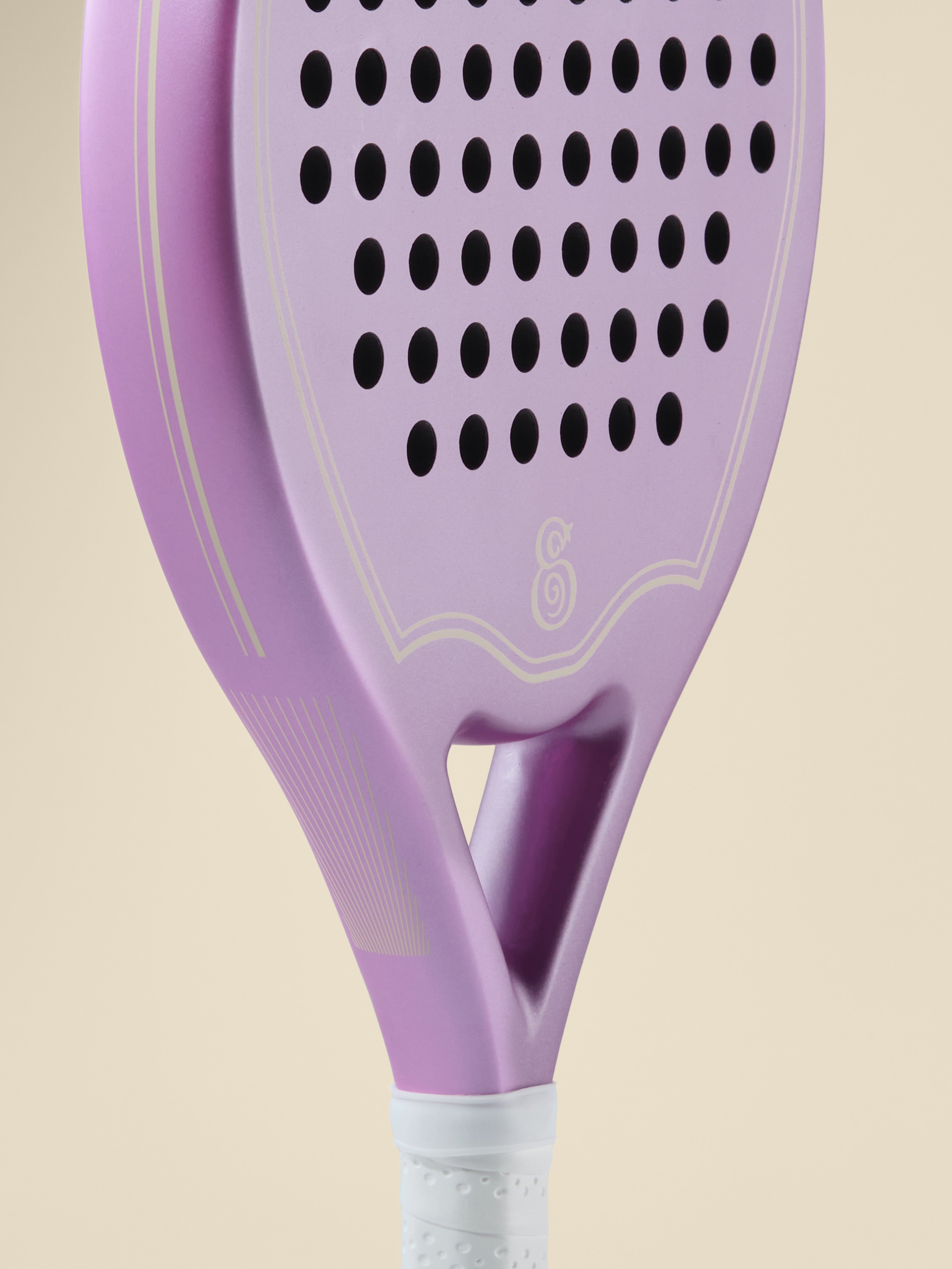 Eterna Sports Miami Rose Matte padel racket, detail 4