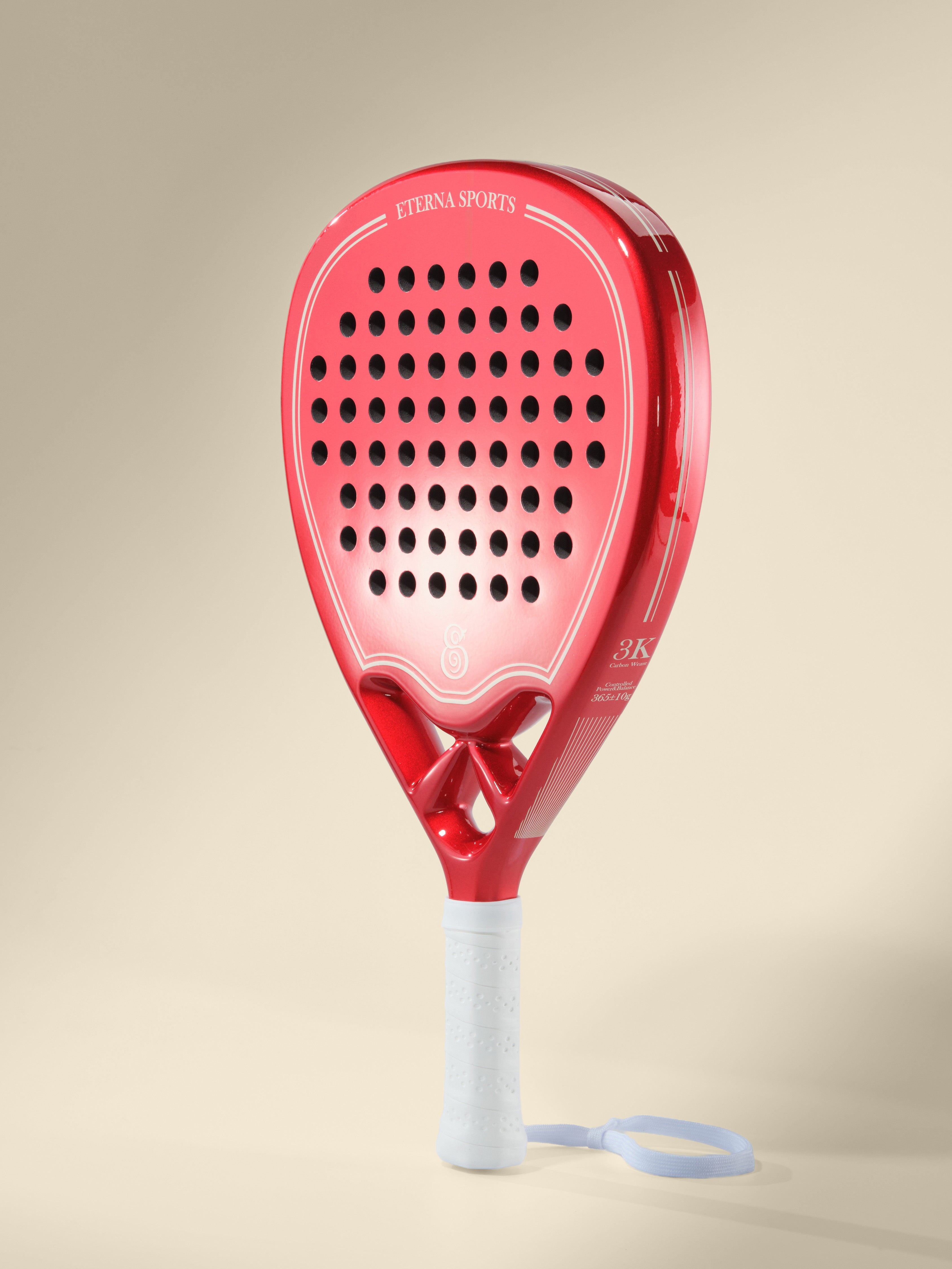 Eterna Sports Monaco Red padel racket, detail 3