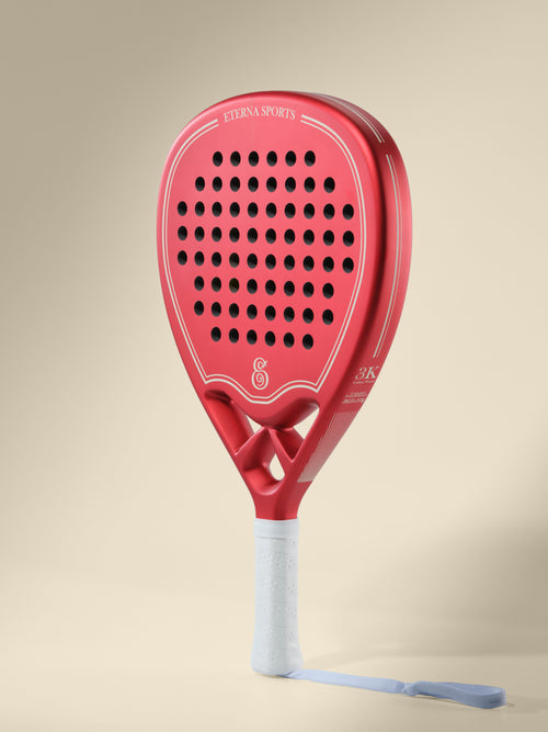 Eterna Sports Monaco Red Matte 3K carbon padel racket