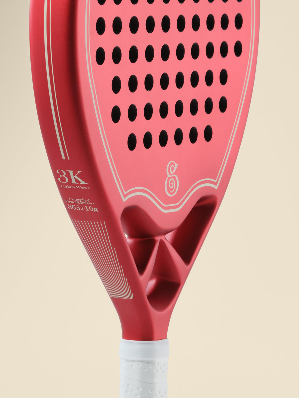Eterna Sports Monaco Red padel racket, detail 5