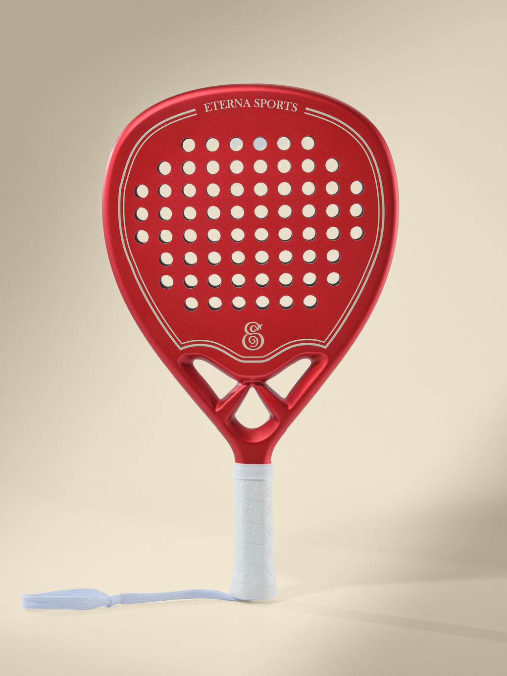 Eterna Sports Monaco Red Matte padel racket, detail