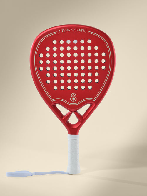 Eterna Sports Monaco Red Matte padel racket, detail