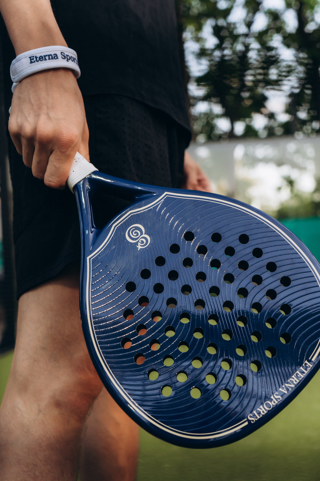 Eterna Sports Soho Blue Glossy padel racket, detail 7