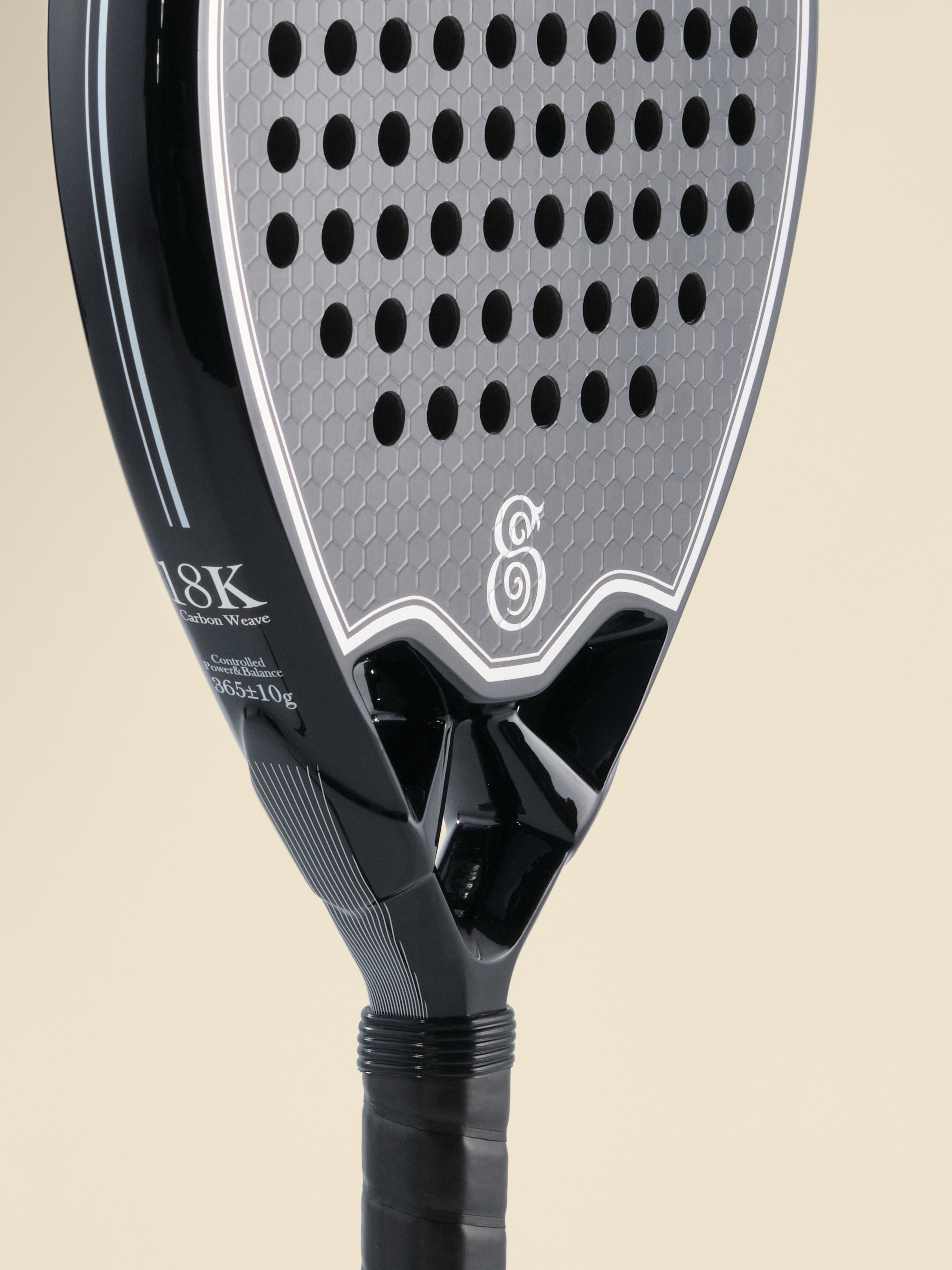 Eterna Sports Tribeca Laser Black padel racket, detail 4