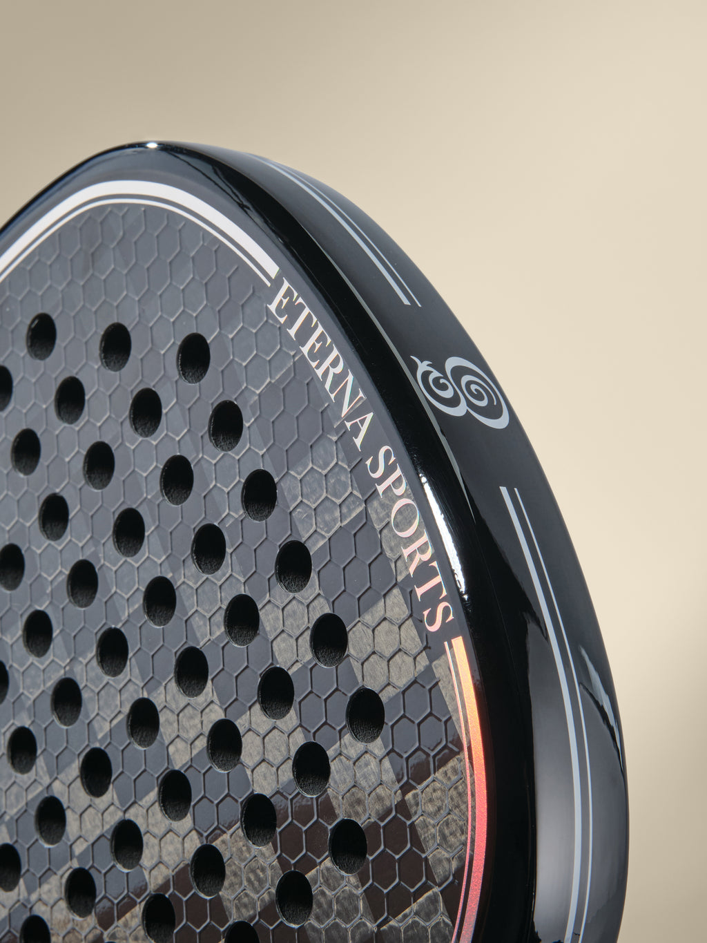 Eterna Sports Tribeca Laser Black padel racket, detail 5