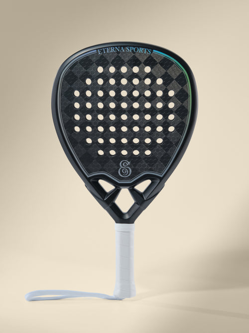 Eterna Sports Tribeca Laser Black Matte padel racket, detail 3