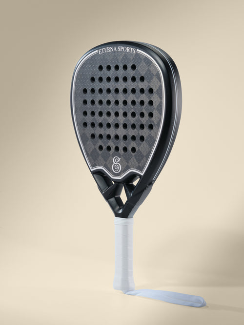 Eterna Sports Tribeca Laser Black Matte padel racket, detail 2