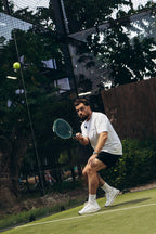 Eterna Sports Bel Air Green Glossy padel racket, on-court 3