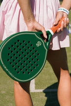 Eterna Sports Bel Air Green Matte padel racket, on-court 4