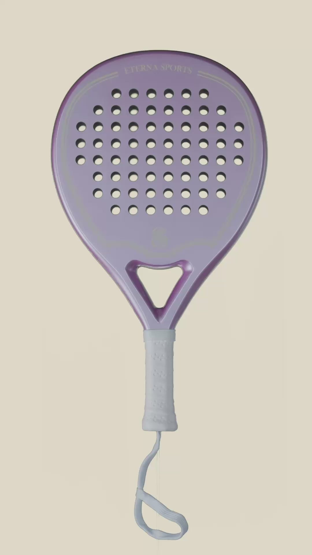 Eterna Sports Miami Rose padel racket, 360° view