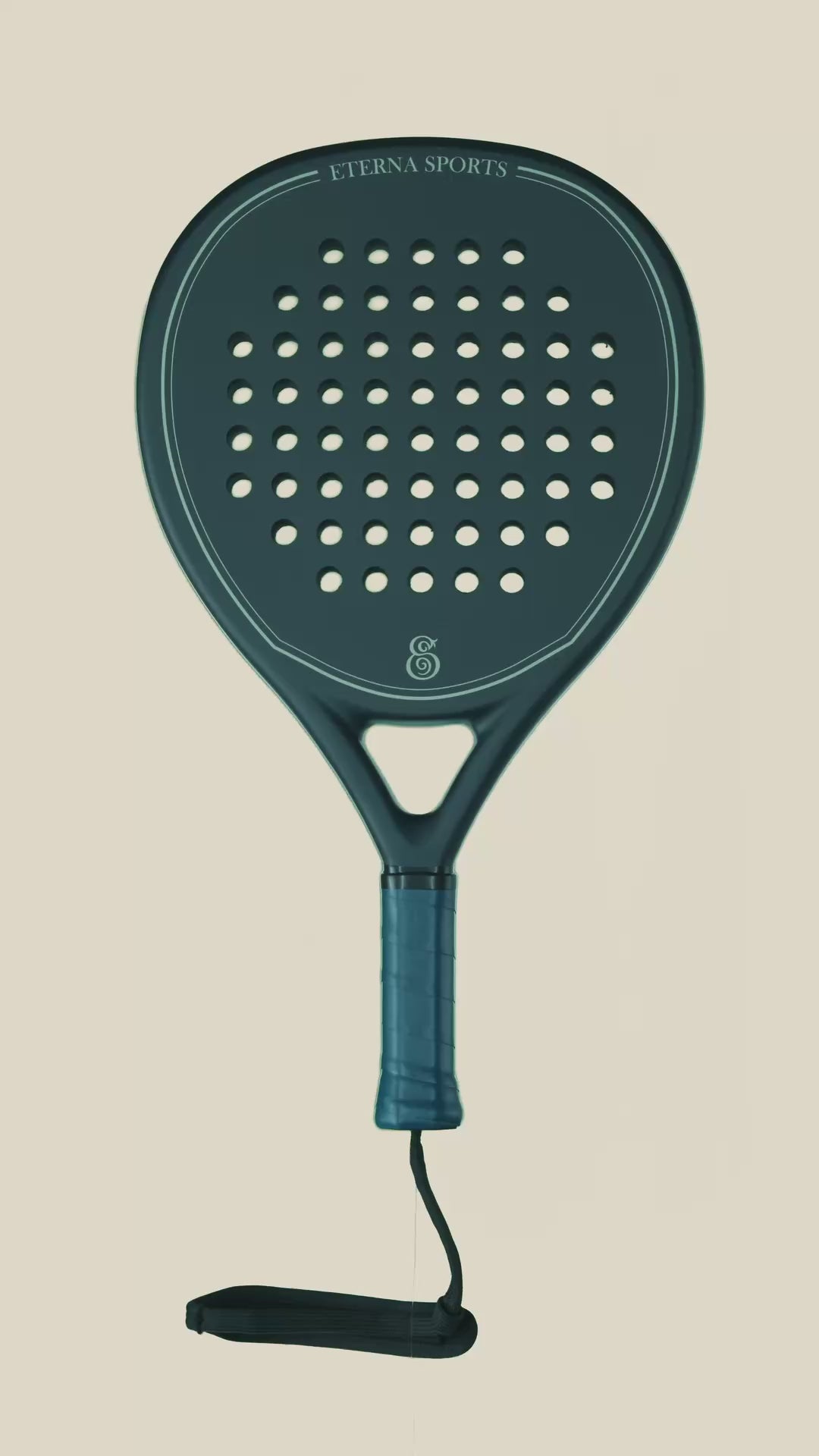 Eterna Sports Soho Blue padel racket, 360° view