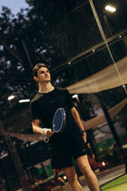 Eterna Sports Soho Blue Glossy padel racket, on-court 6